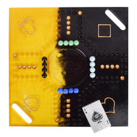 Jackaroo Board - Dual-Tone Black & Yellow (Square)