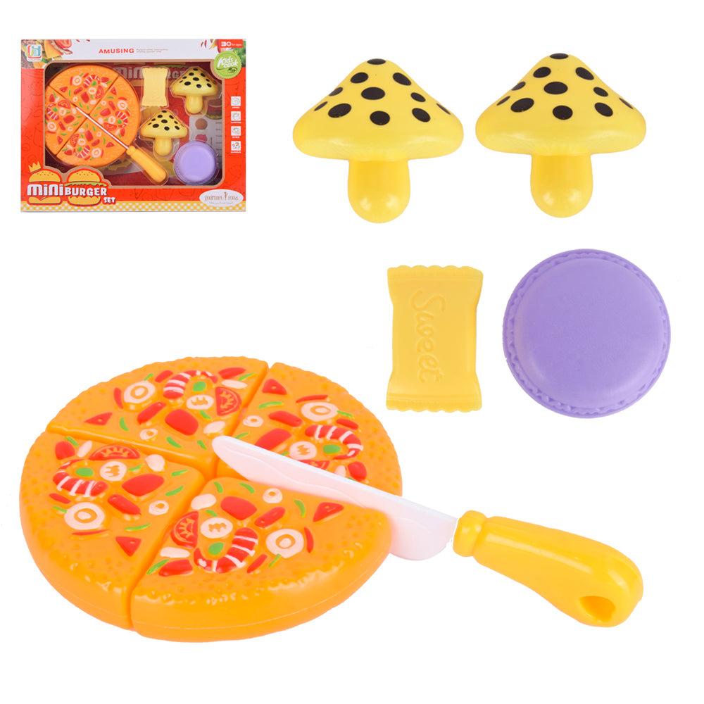 Mini Burger and Mushroom Play Food Set