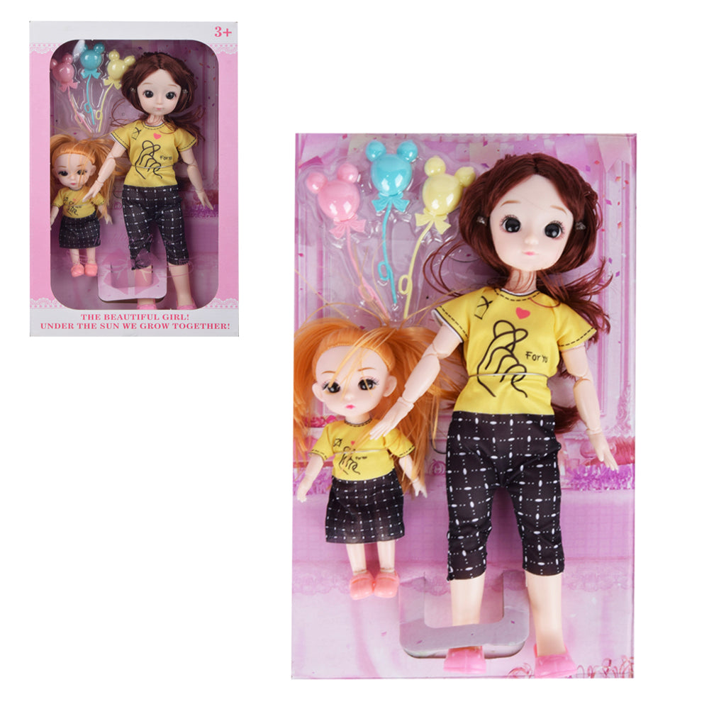 Mother-Daughter Matching Outfit Doll Set