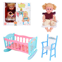 مجموعة دمى أطفال هدايا مضحكة مع إكسسوارات