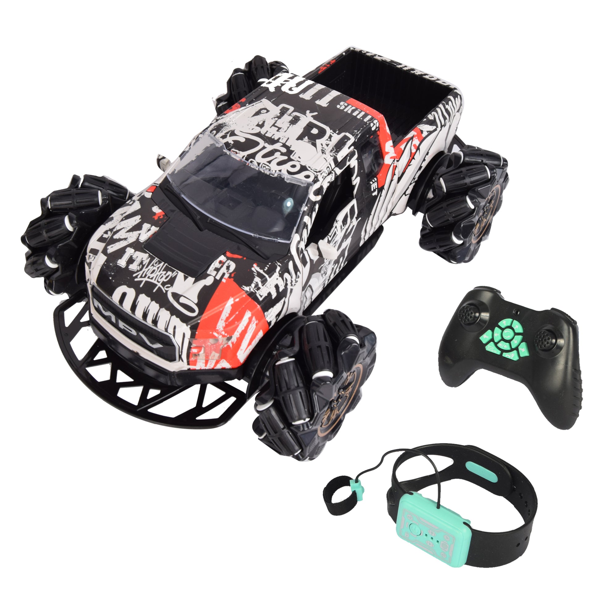 Graffiti Style 4WD Remote Control Stunt Car