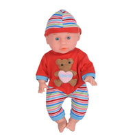 Doll with Cradle and High Chair Set