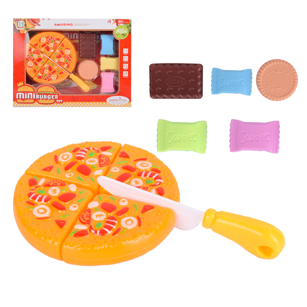 مجموعة ألعاب ميني برجر وشوكولاتة