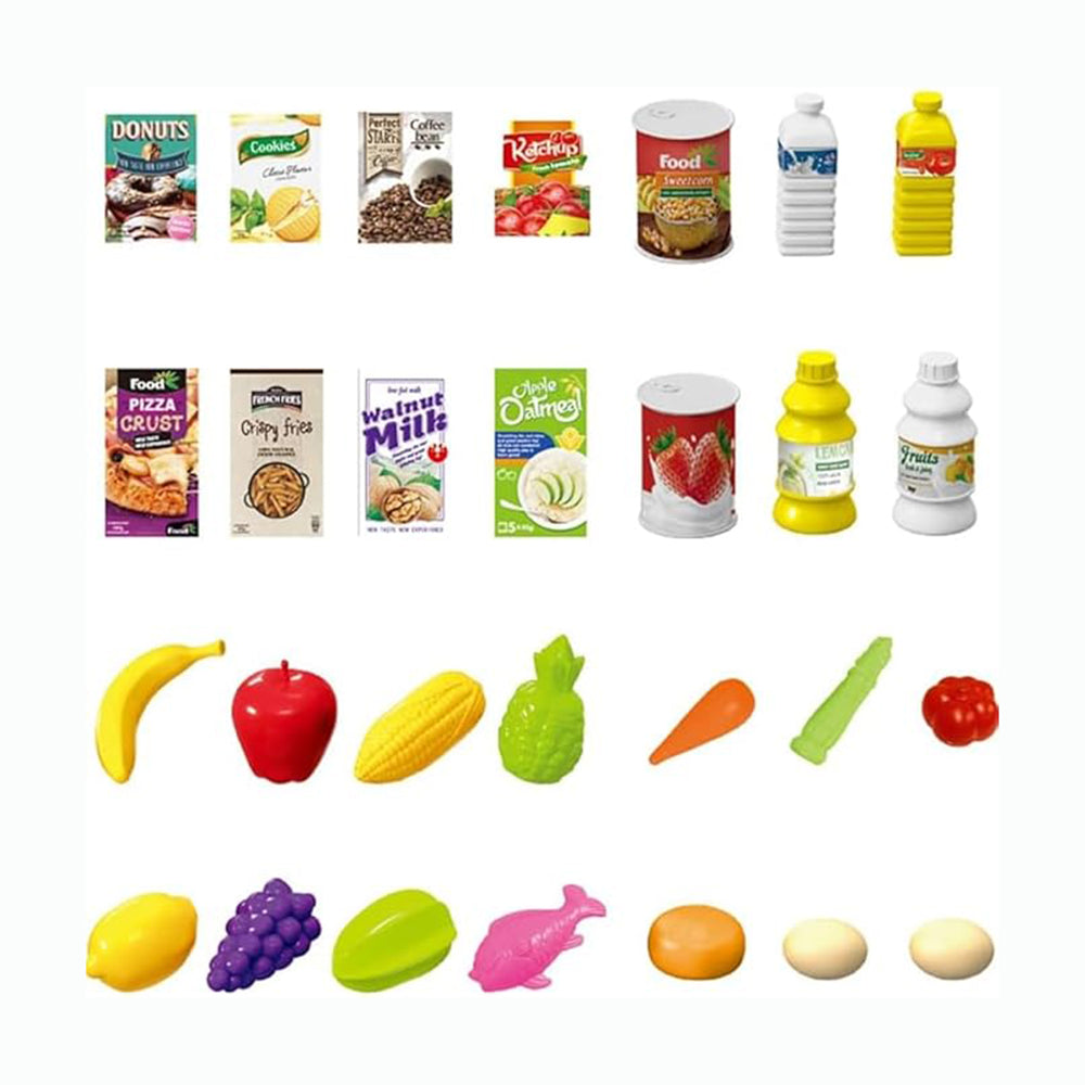 عربيه تسوق ازرق 56 صنف ملحقات التسوق