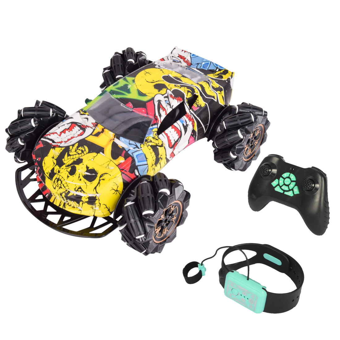Graffiti RC Stunt Car with Gesture Control - 360° Spins and Drifts