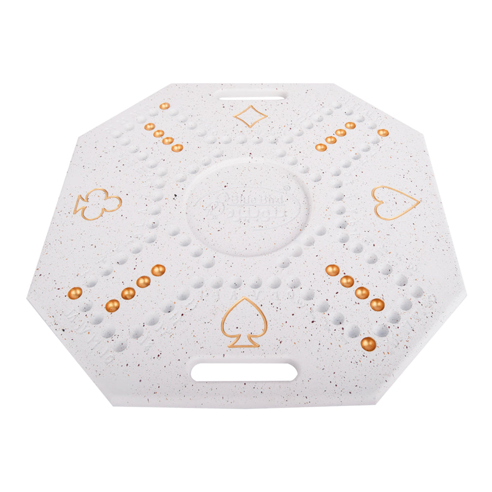 Jackaroo Game Board - Marble White Edition (Octagon)