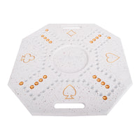 Jackaroo Game Board - Marble White Edition (Octagon)