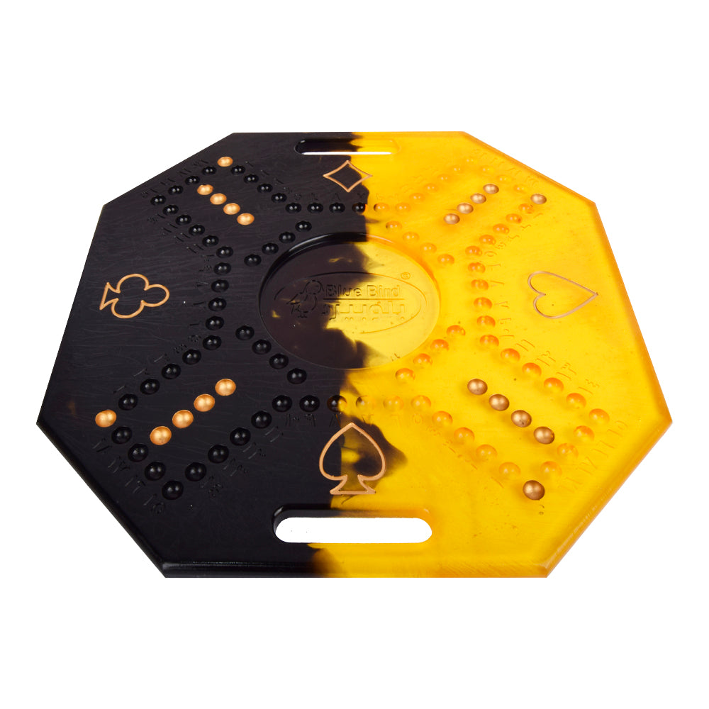 Jackaroo Game Board - Dual-Tone Black & Yellow (Octagon)
