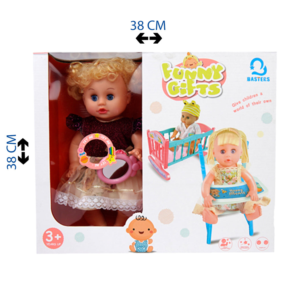 مجموعة دمى أطفال هدايا مضحكة مع إكسسوارات