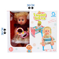 مجموعة دمى أطفال هدايا مضحكة مع إكسسوارات