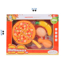 مجموعة ميني برجر بيتزا للعب