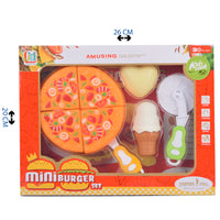 Mini Burger & Ice Cream Play Set