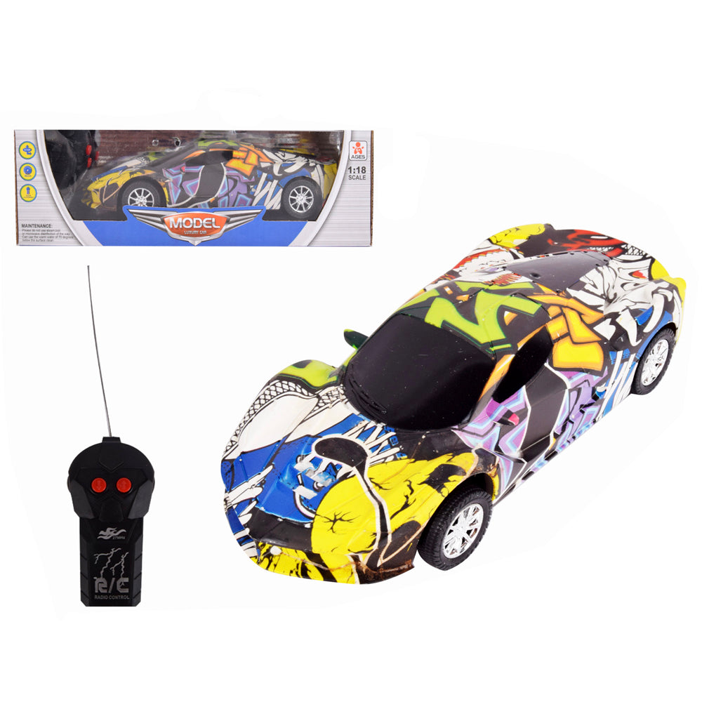 Remote Control Graffiti Sports Car