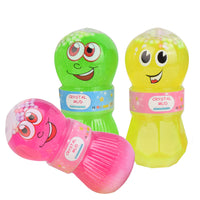 Pack of 3 Smiley Glitter Slime Bottles