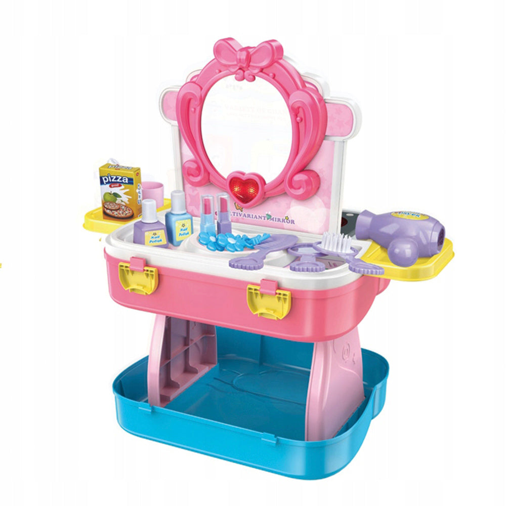 3-in-1 Dresser and Kitchen Play Set