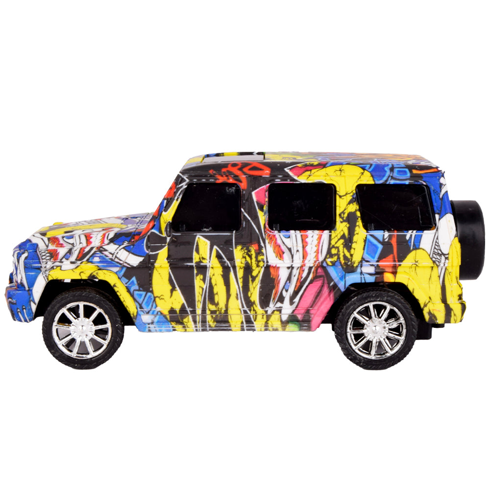Remote Control Graffiti SUV Model Car - 3D Light Edition