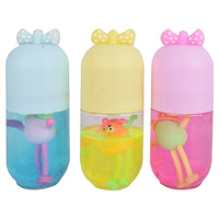 Pack of 2 Glitter Bow Slime Set with Mini Figures