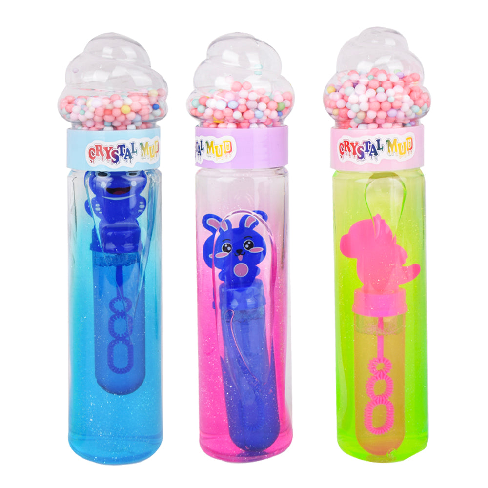 Pack of 3 Glitter Bubble Slime Set