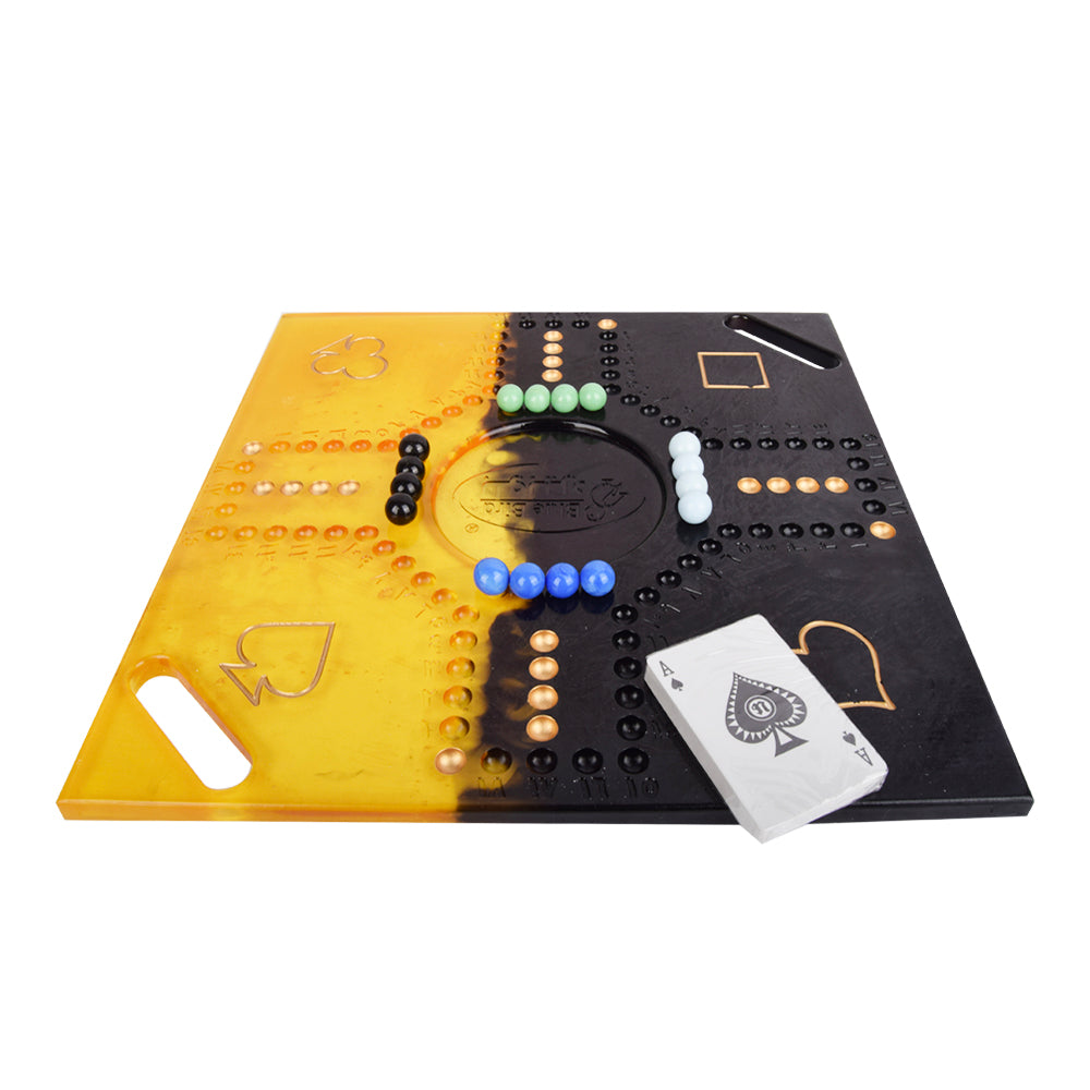 Jackaroo Board - Dual-Tone Black & Yellow (Square)