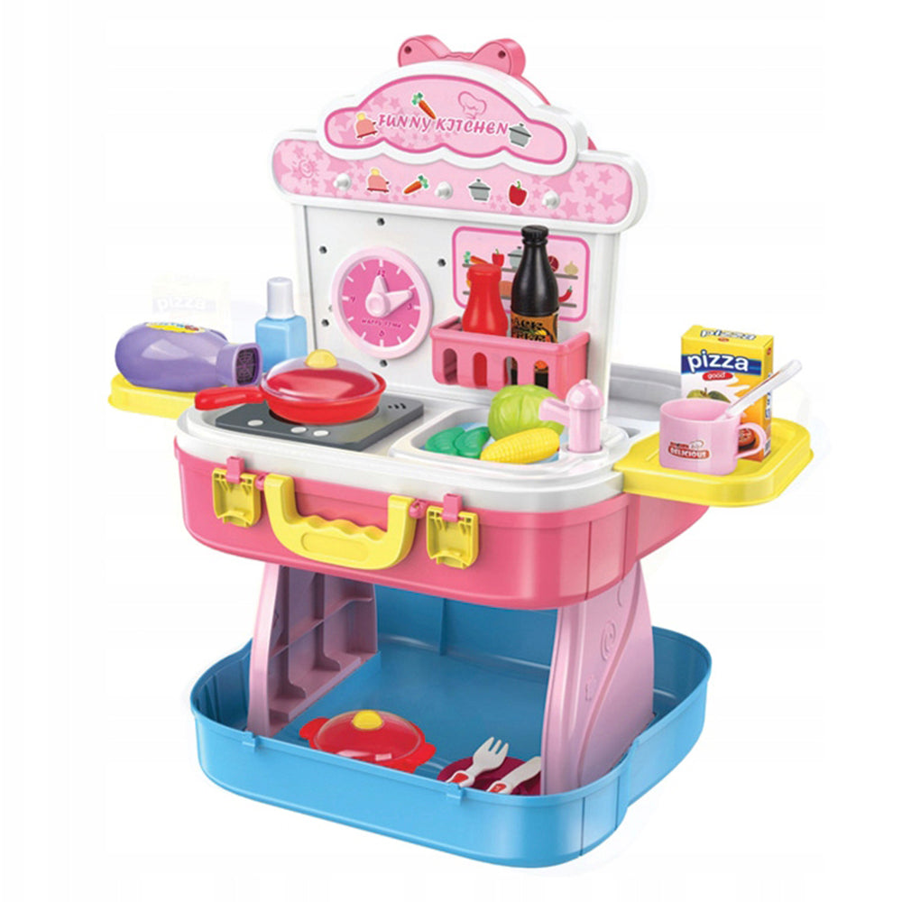 3-in-1 Dresser and Kitchen Play Set