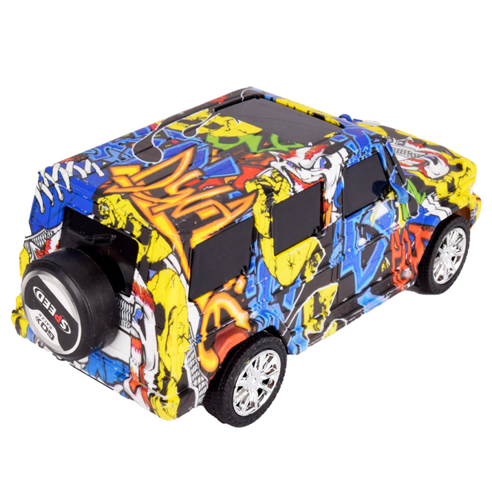 Remote Control Graffiti SUV Model Car - 3D Light Edition