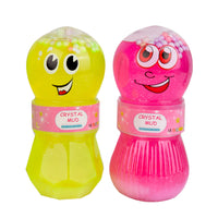 Pack of 3 Smiley Glitter Slime Bottles