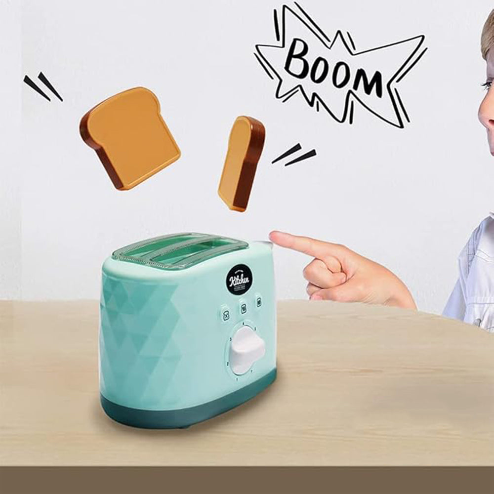 Kids Simulation Bread Machine Toaster Toy Set