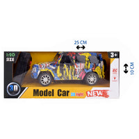 Remote Control Graffiti SUV Model Car - 3D Light Edition
