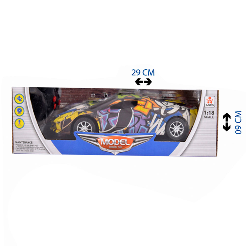 Remote Control Graffiti Sports Car