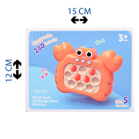 Crab Shape Quick Gush Challenge Game Machine