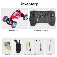 سيارة 2 في 1 مدعمة بالذكاء الاصطناعي مع إيماءة اليد وجهاز التحكم عن بعد