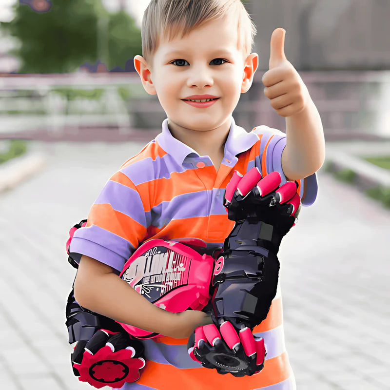 سيارة 2 في 1 مدعمة بالذكاء الاصطناعي مع إيماءة اليد وجهاز التحكم عن بعد