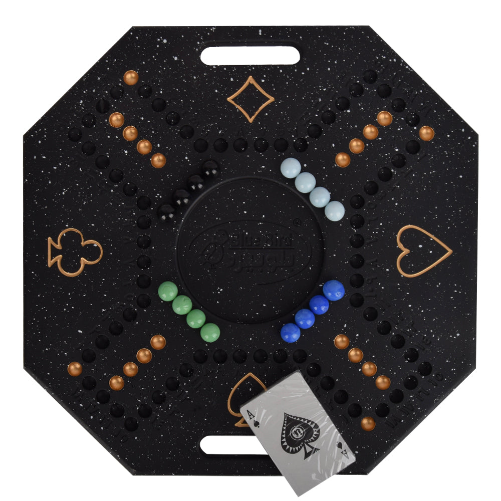 Jackaroo Game Board - Midnight Black Edition (Octagon)