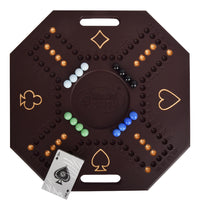 Jackaroo Game Board - Midnight Brown Edition (Octagon)