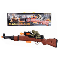 Sniper Commando Light-Up Toy Rifle