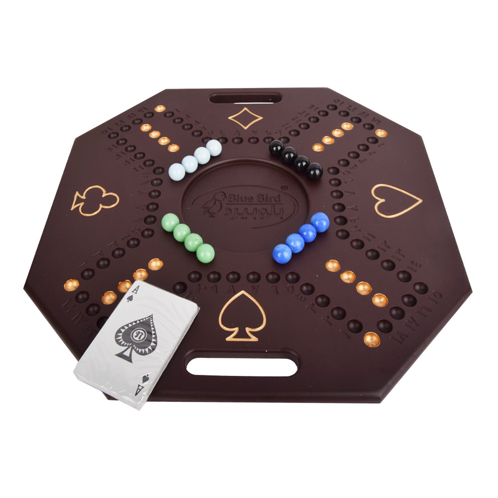 Jackaroo Game Board - Midnight Brown Edition (Octagon)