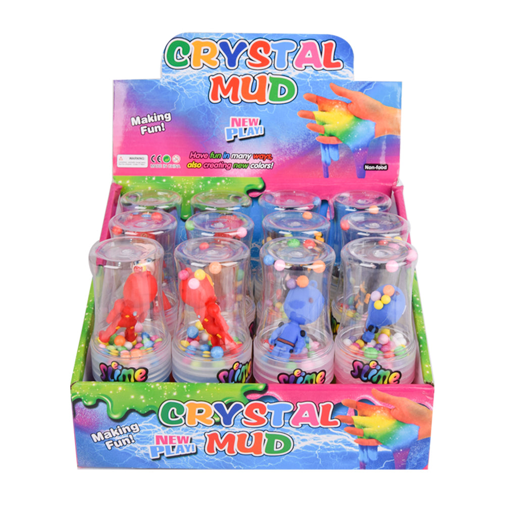 Pack of 2 Crystal Mud Slime Hero Jars