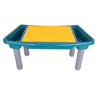 3-in-1 Multifunctional Building Block Study Table for Kids
