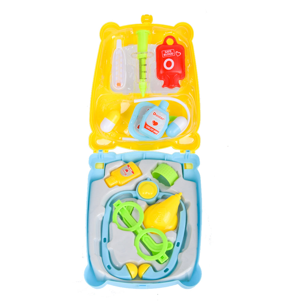 Doctor Medical Play Set - 10 Piece Portable Trolley Kit