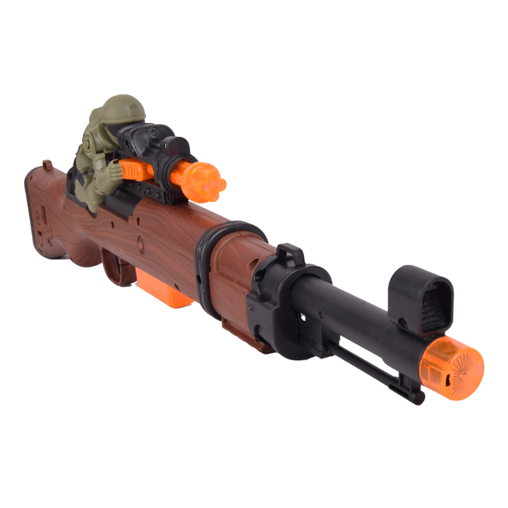 Sniper Commando Light-Up Toy Rifle