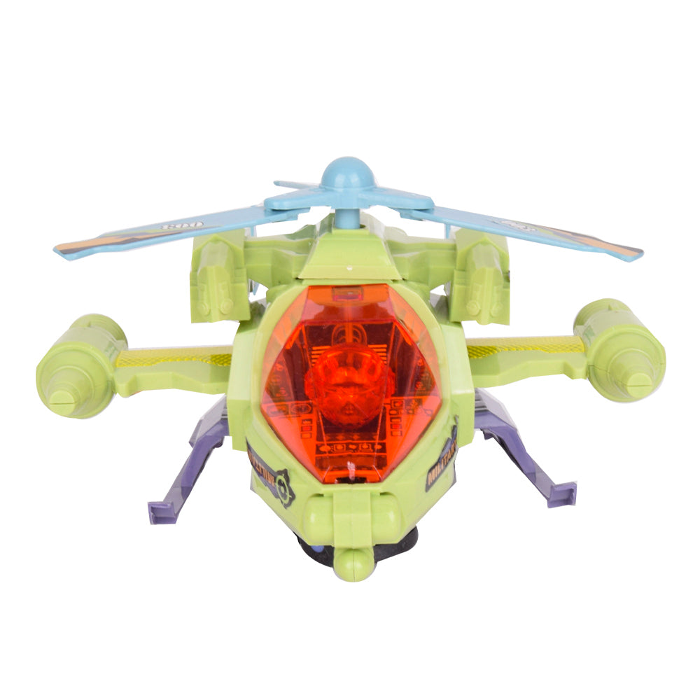 طياره هيلكوبتر لعبه اطفال الون سماوي