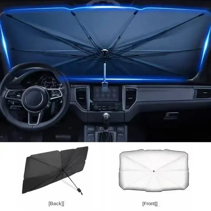 Car Sunshade Umbrella – Foldable Windshield Cover for UV Protection
