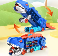 Dinosaur-Shaped Transforming Track Cars Toy