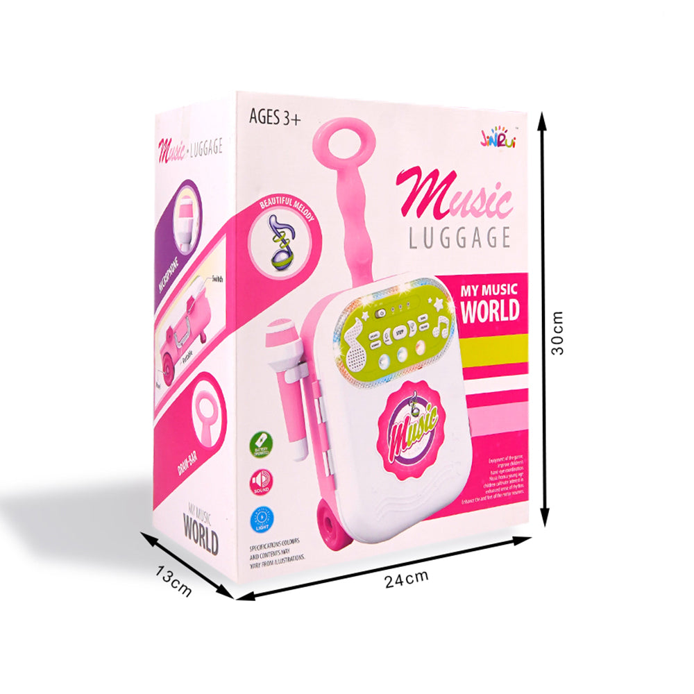 عربة أدوات موسيقية مع ميكروفون