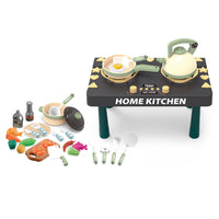 31-Piece Kitchen Playset with Spray Gas Stove
