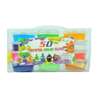 5D Crystal Color Slime Set Pack of 12