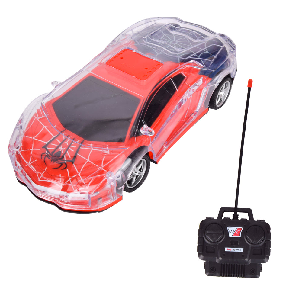 Spider-Man Remote Control Car with Transparent Design