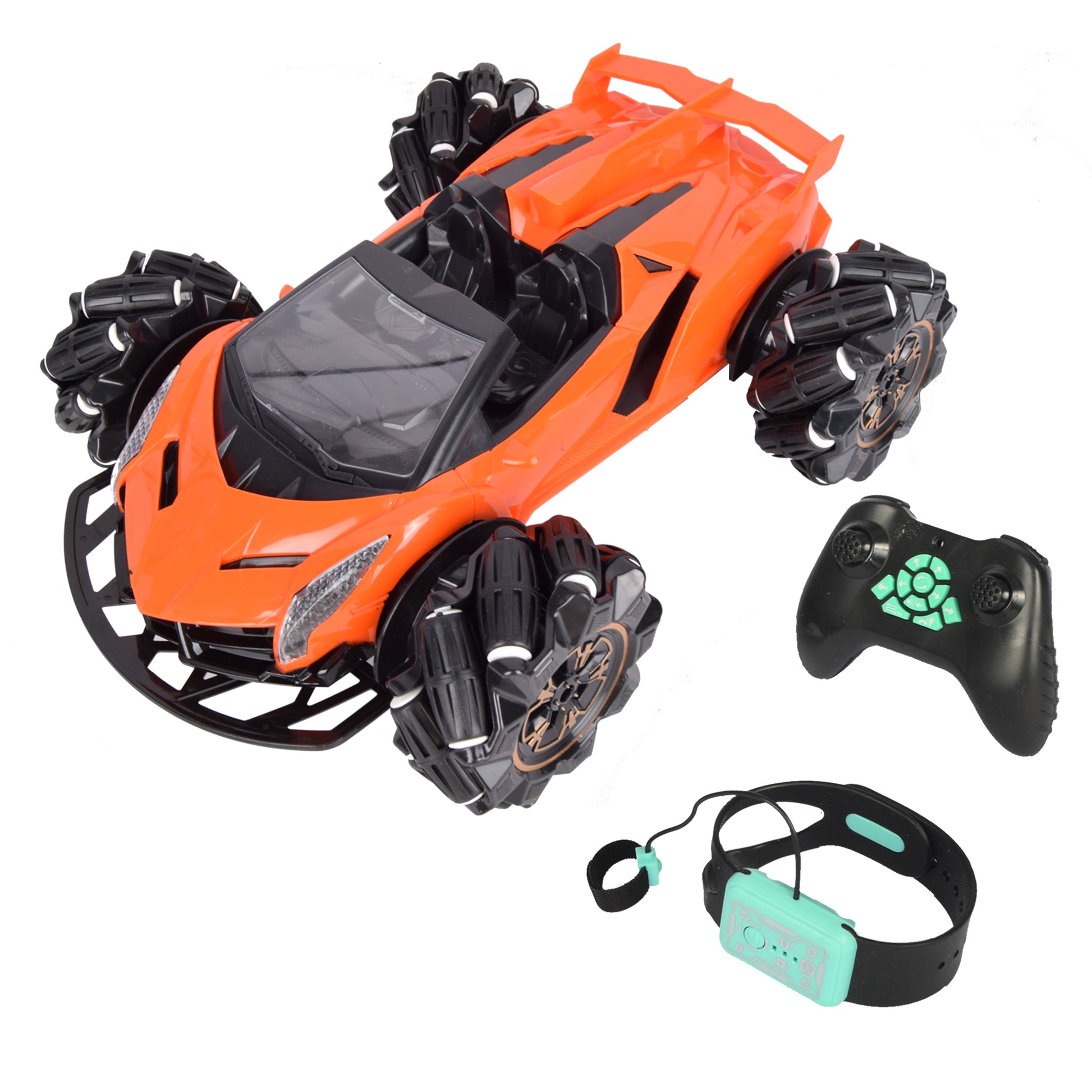 4x4 Twist Climbing Stunt RC Car with Gesture Control – Orange