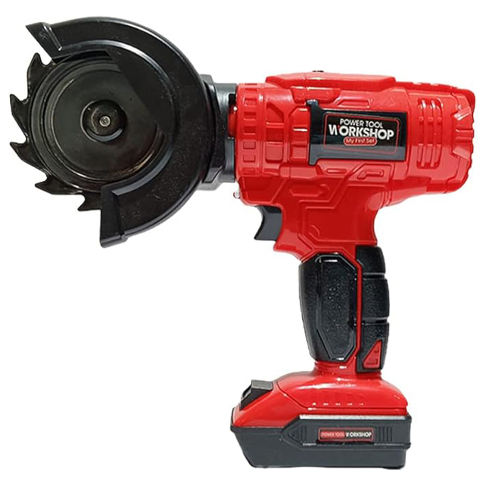 Kids Power Tool Workshop Set with Circular Saw - Realistic Sound Action