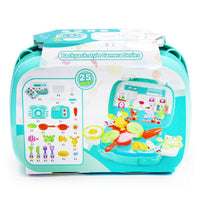 Backpack-Style Camera Kitchen Playset - 25 PCS